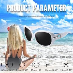 Joopin Sunglasses for Women Oversized Shades for Ladies Trendy Large Rectangle Sun Glasses UV Protection
