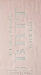 BURBERRY Brit Sheer for Her Eau de Toilette 100 ml