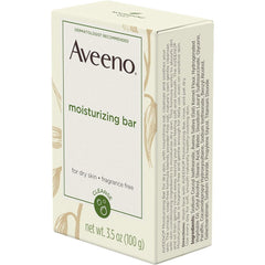 Aveeno Active Naturals Moisturizing Bar for Dry Skin with colloidal oatmeal for Unisex - 3.5 oz Soap