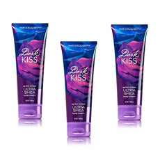 Bath & Body Works Ultra Shea Body Cream Dark Kiss Scent Pack of 3