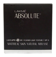 Lakmé Mattreal Skin Natural Mousse - 02 Rose Fair, 25g Carton