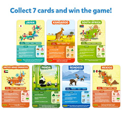 Skillmatics Guess in 10 Animals & Countries Combo, Perfect for Boys, Girls, Kids & Families Who Love Card Games, Educational Toys, Board Games, Trivia, Gifts for Ages 8, 9, 10 & Up