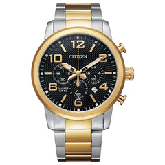 Citizen Quartz Mens Watch, Stainless Steel, Chronograph
