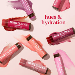Burt's Bees Lip Tint Balm Stocking Stuffers Gifts, Long Lasting 2 in 1 Duo Tinted Balm Formula, Color Infused with Hydrating Shea Butter for a Natural Looking Buildable Finish, Sweet Violet (2-Pack)