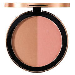 M. Asam Magic Finish Satin Blush Dark Honey & Nude Flush (0.14 Oz) – Make-Up Powder Blush For A Fresh & Radiant Look