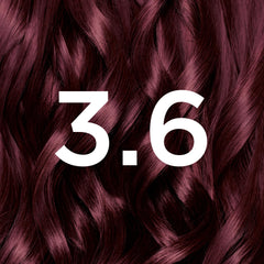 Garnier Nutrisse Permanent Hair Dye, Natural-looking, hair colour result, For All Hair Types, 3.6 Deep Reddish Brown