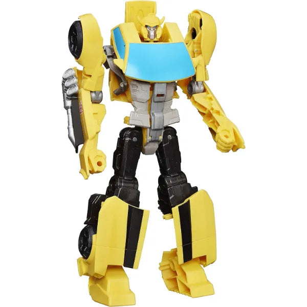 Transformers Toys Heroic Bumblebee Action Figure - Timeless Large-Scale Figure, Changes into Yellow Toy Car, 11" (Amazon Exclusive)