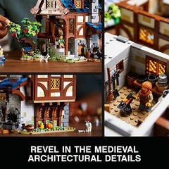 LEGO Ideas Medieval Blacksmith 21325 Building Set, Model Kit for Adults to Build, Collectible Display House with Workshop, Home Décor Gift Idea