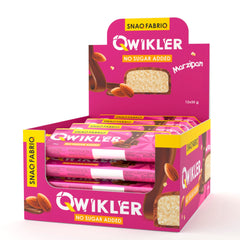 Snaq Fabriq Qwikler Bar with Marzipan No Sugar Added - 12x35g