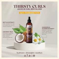 Uncle Funky's Daughter Thirsty Curls Leave-in Curl Refresher, 240ml