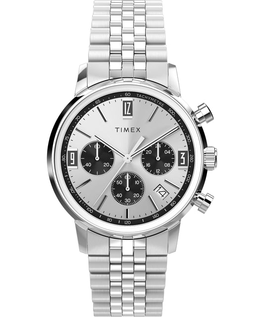 Timex Men's Marlin 40mm Watch - Dial Stainless Steel Case Stainless Steel/Silver-Tone/Stainless Steel