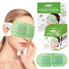 Steam Eye Mask 16 Packs Heated Eye Mask for Dark Circles and Puffiness Disposable Soothing Headache Relief, Steam Sleep Mask for Puffy Eyes, Skincare, Hydrating and Relieve eye fatigue (Unscented)