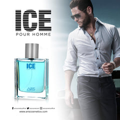 Ice by Aris: Eau de Parfum | Perfume for Men/Cologne for Men | Fresh Fruity and Floral Fragrance | Long Lasting Perfume for Men - 100ml