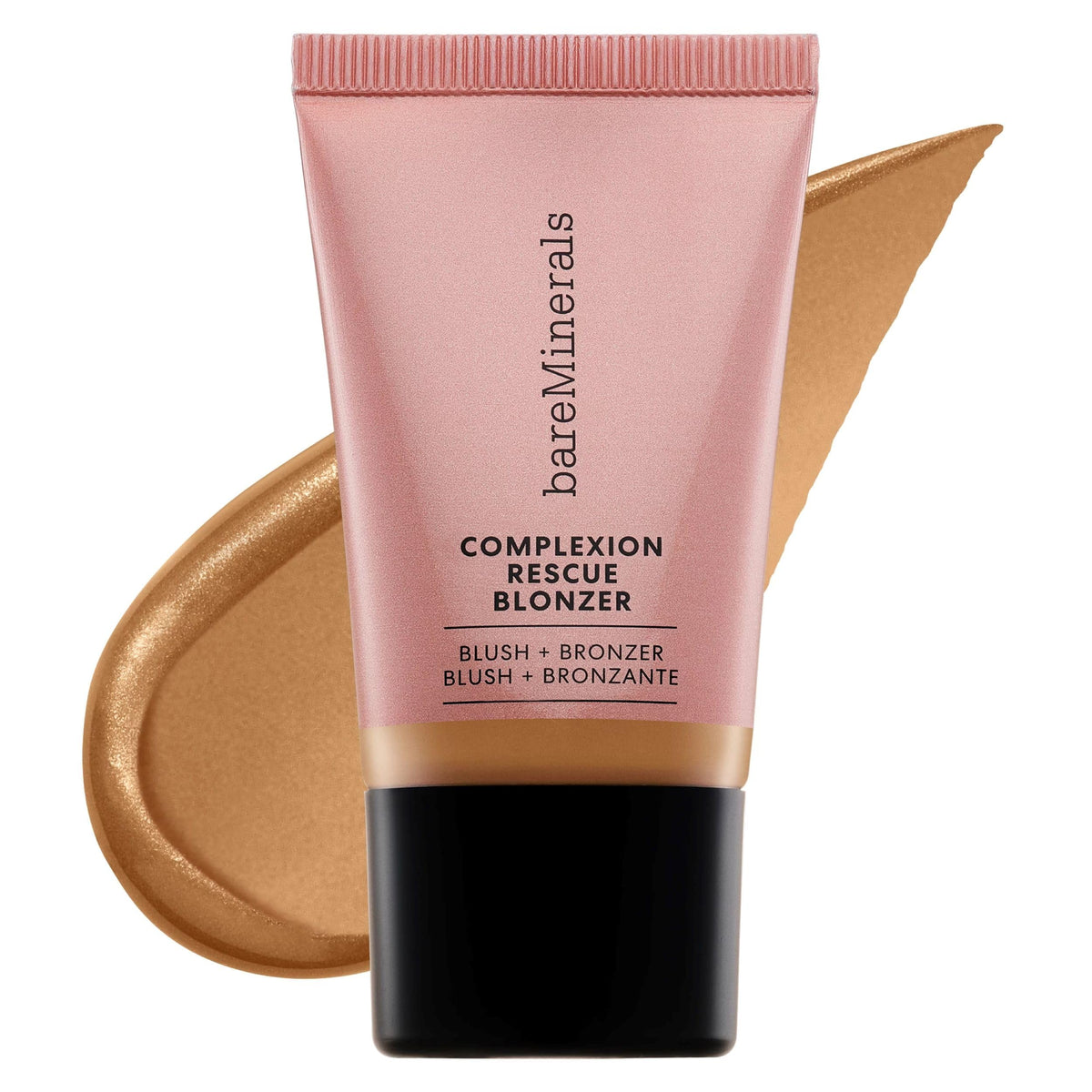 bareMinerals Complexion Rescue Liquid Blonzer – Blush + Bronzer Hybrid, Buildable Gel-Cream for a Sun-Kissed Glow, Vegan (Kiss of Spice)