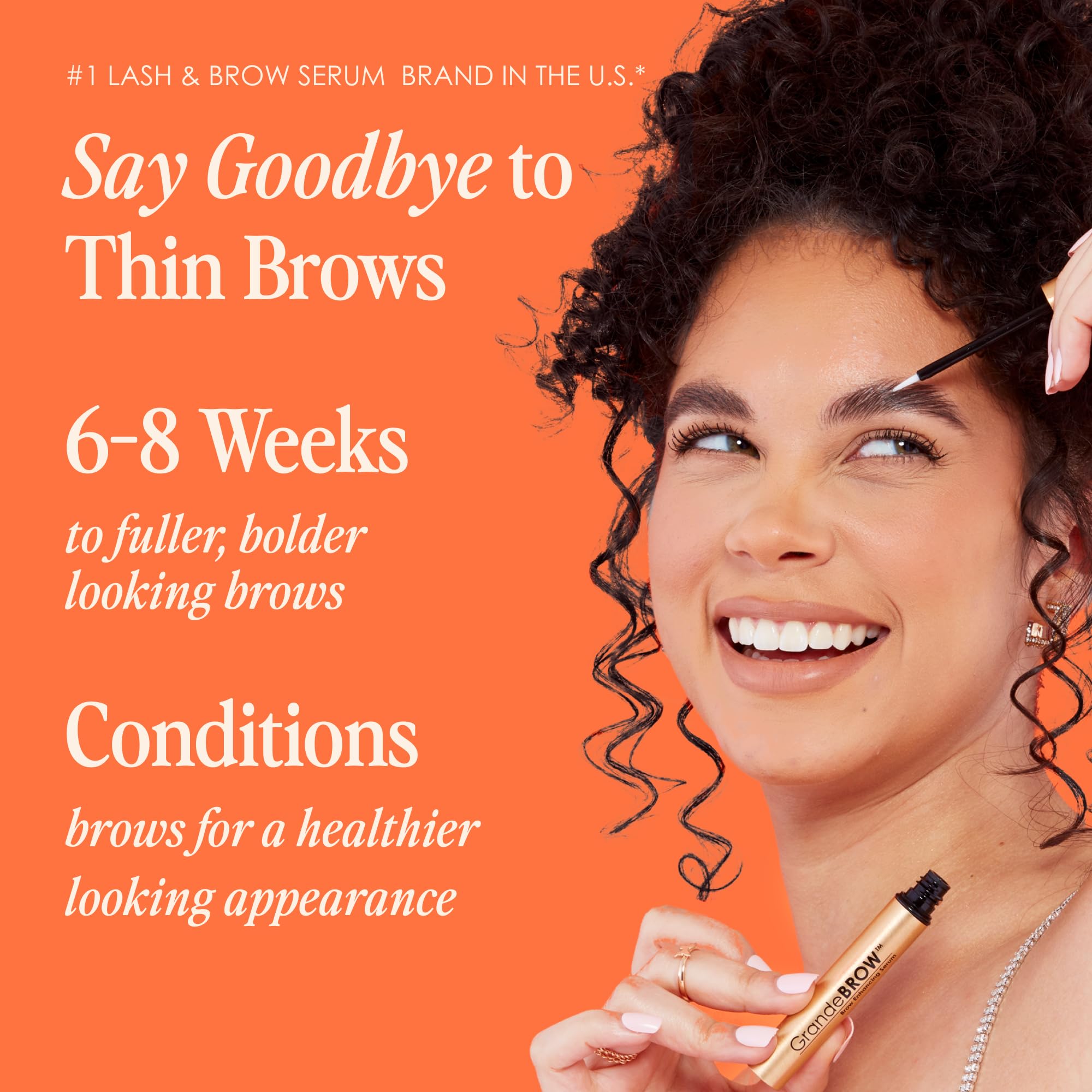 Grande Cosmetics Grande Cosmetics GrandeBROW Brow Enhancing Serum, 1.5ml Starter Supply, multi
