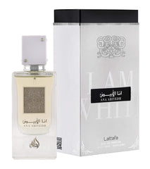 Lattafa I Am White Ana Abiyedh Eau De Parfum, 60 ml