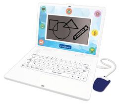 Lexibook - Bilingual and Educational Laptop French/English - Toy for Children, 170 Activities to Learn Languages, Mathematics, Logic, Clock reading, Play Games and Music, Large Screen
