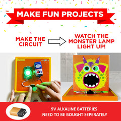 Doctor Jupiter Toy Electricity Kit for Boys & Girls Ages 7-8-9-10-11-12-13-14 | Birthday Gifts for 7+ Year Old Kids | Learning & Education toys