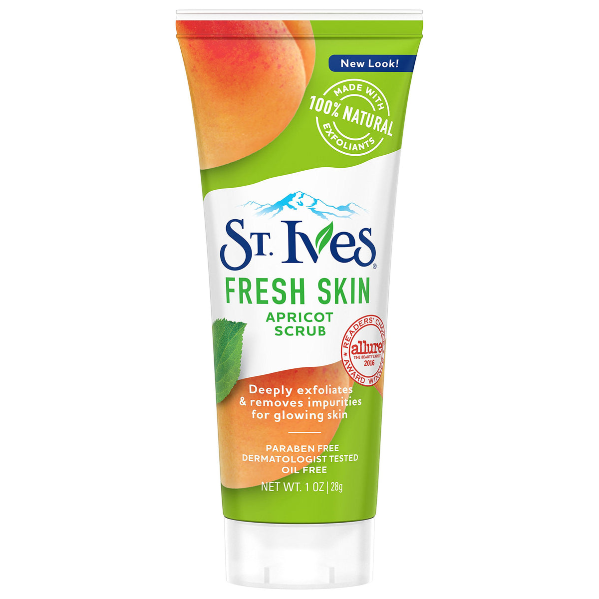 St. Ives Fresh Skin Invigorating Apricot Scrub Unisex, 1 Ounce