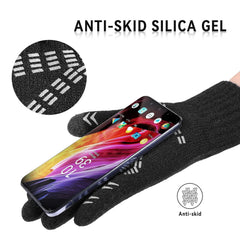 TERRIFI Winter Gloves for Men and Women, Thermal Gloves with Touch Screen Finger, Windproof Warm Glove for Cold Weather, for Driving, Running, Cycling, Hiking