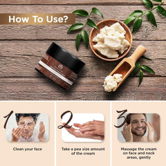 The Man Company Daily Moisturising Winter Cream With Shea Butter & Vitamin E for Moisturizing & Hydrating | All Skin Types | 50 gm