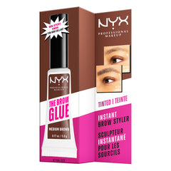 NYX PROFESSIONAL MAKEUP | THE BROW GLUE INSTANT BROW STYLER - MEDIUM BROWN