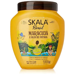 SKALA Maracuja Passion Fruit Silicone, Sulfate & Paraben Free Brazilian Moisturizing & Nourishing Formula for Curls 35.2 Ounce