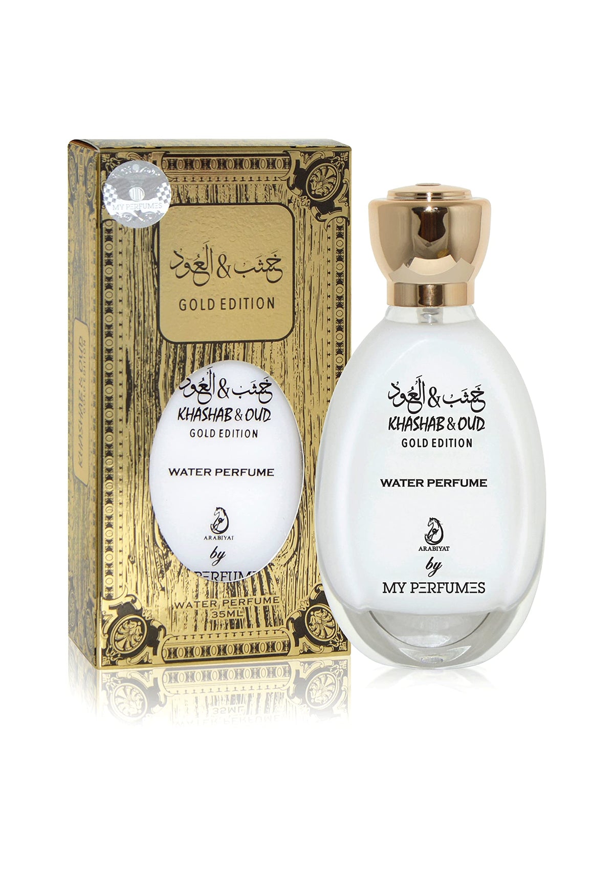 KHASHAB & OUD GOLD from ARABIYAT, Non Alcoholic Perfume for Unisex, 35ml