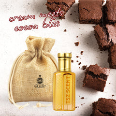 TSZ Scent ChocoCream Perfume Oil 12ml - Sweet Chocolate & Musk Fragrance for Women and Men, Luxurious Long-Lasting Body Oil, Perfect for Gifting