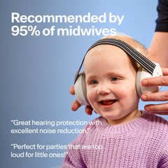 Alpine Muffy Baby Ear Defenders - Noise cancelling ear muffs for babies and toddlers from 12 to 36 months - Prevent hearing damage - Improve sleep on the move - Comfortable fit