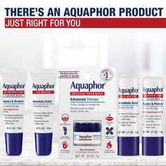 Aquaphor Lip Repair Stick - Soothes Dry Chapped Lips - Two(2) .17 Oz Sticks - Multi