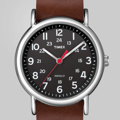 Timex Weekender 38 mm Watch - Brown Slip-thru