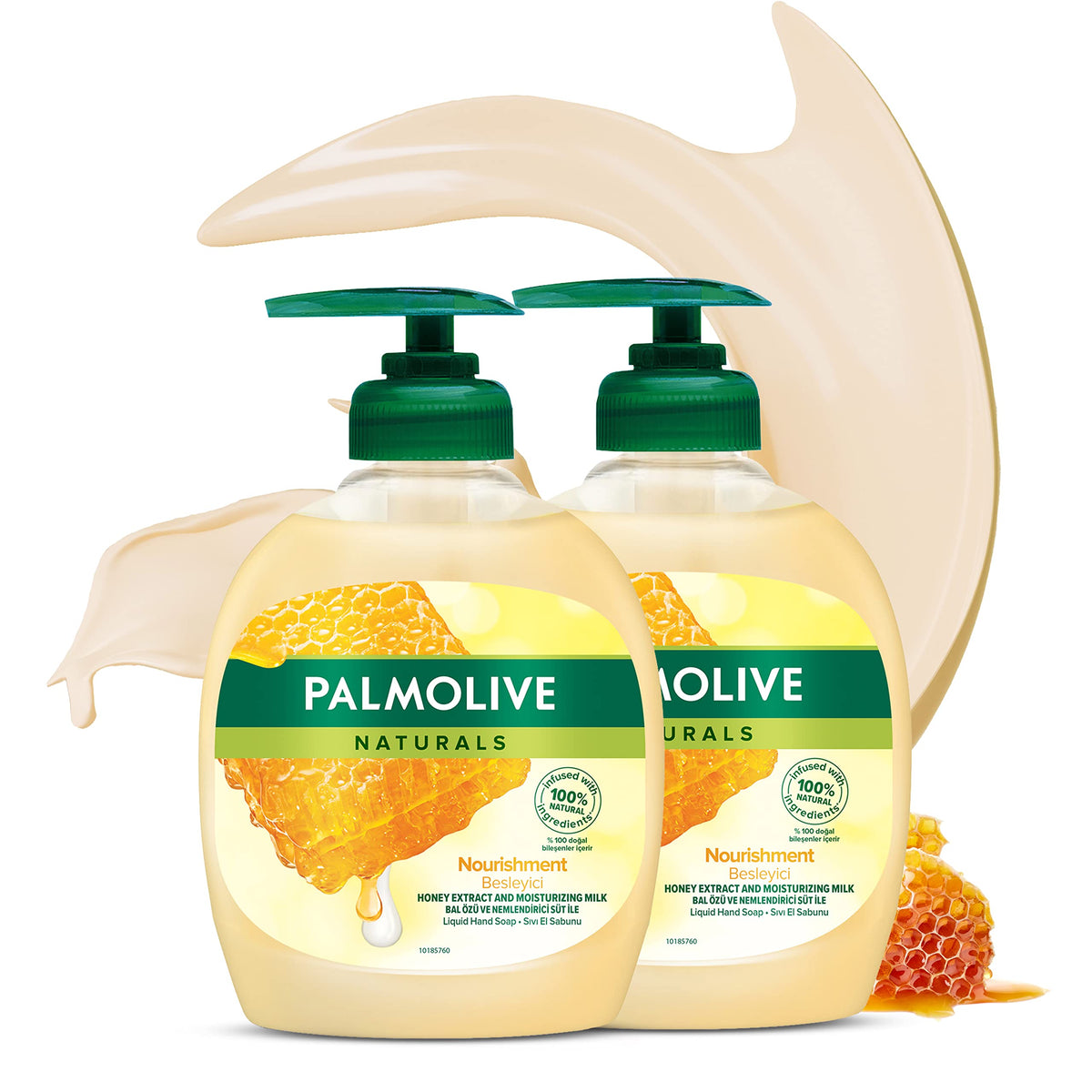 Palmolive Liquid Hand Soap Pump Milk & Honey Liquid Hand Wash, 300 ml - Pack of 2