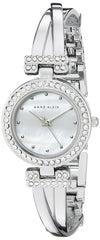 Anne Klein Women's Premium Crystal Accented Bangle Watch and Bracelet Set