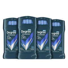 Degree Men Advanced Protection Antiperspirant Deodorant Cool Rush, 72-Hour Sweat and Odor Protection Antiperspirant For Men With MotionSense Technology 2.7 oz (4 count)