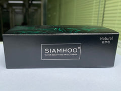 SIAMHOO Air Cushion CC Cream Mushroom Head,BB Cream,Foundation Makeup Moisturizing Foundation Brightening Fitting Base,Concealer Lasting（NATURAL）