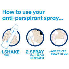 Dove Invisible Dry Compressed Strong Antiperspirant Aerosol Spray, Anti-Sweat Deodorant For Men And Women For A Cool, Fresh And Clean Fragrance 48 Hour Protection, Bulk Pack (6 x 250ml)