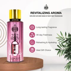 Hi Perfume Body Mist - Perfume Splash for Women - (250ml) (Hi Perfume Body Mist 222 Sexy - 250ml)