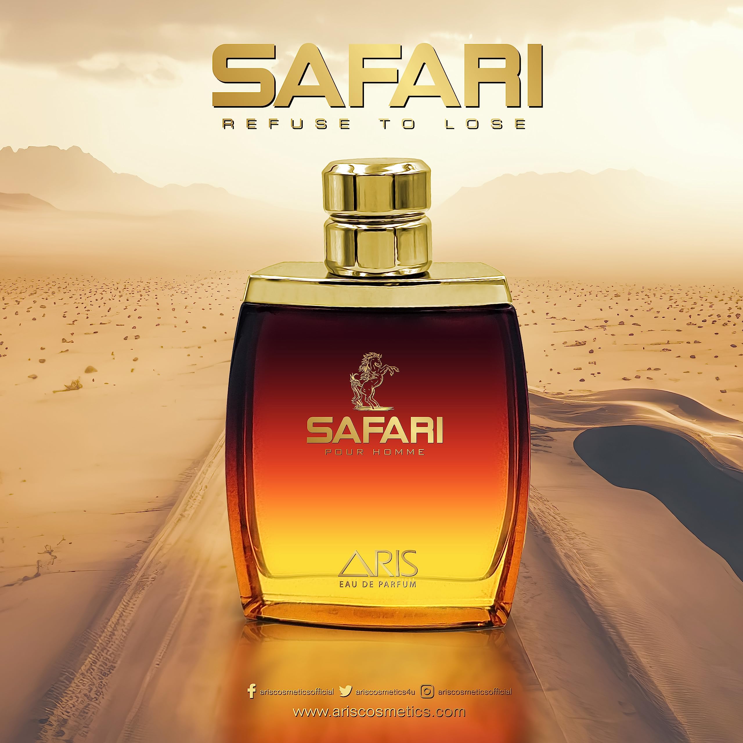 ARIS Safari: Eau de Parfum | Perfume for Men/Cologne for Men | Cool Scent Cologne | Long Lasting Perfume for Men - 100 ML