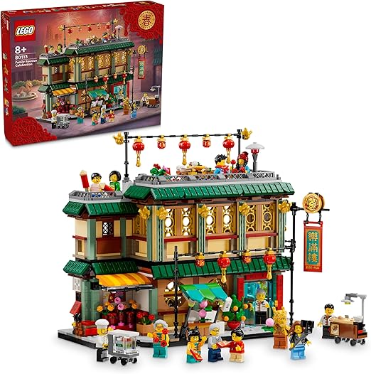 LEGO® Chinese Festivals Family Reunion Celebration 80113 Building Toy Set (1823 Pieces)