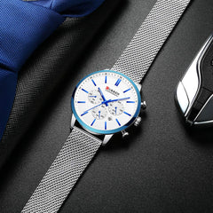 CURREN 8340 Man Watch Man Sport Watch Man Waterproof Outdoor Wristwatch Man Watch Man Chronograph Quartz Business Watch Male Watch for Men