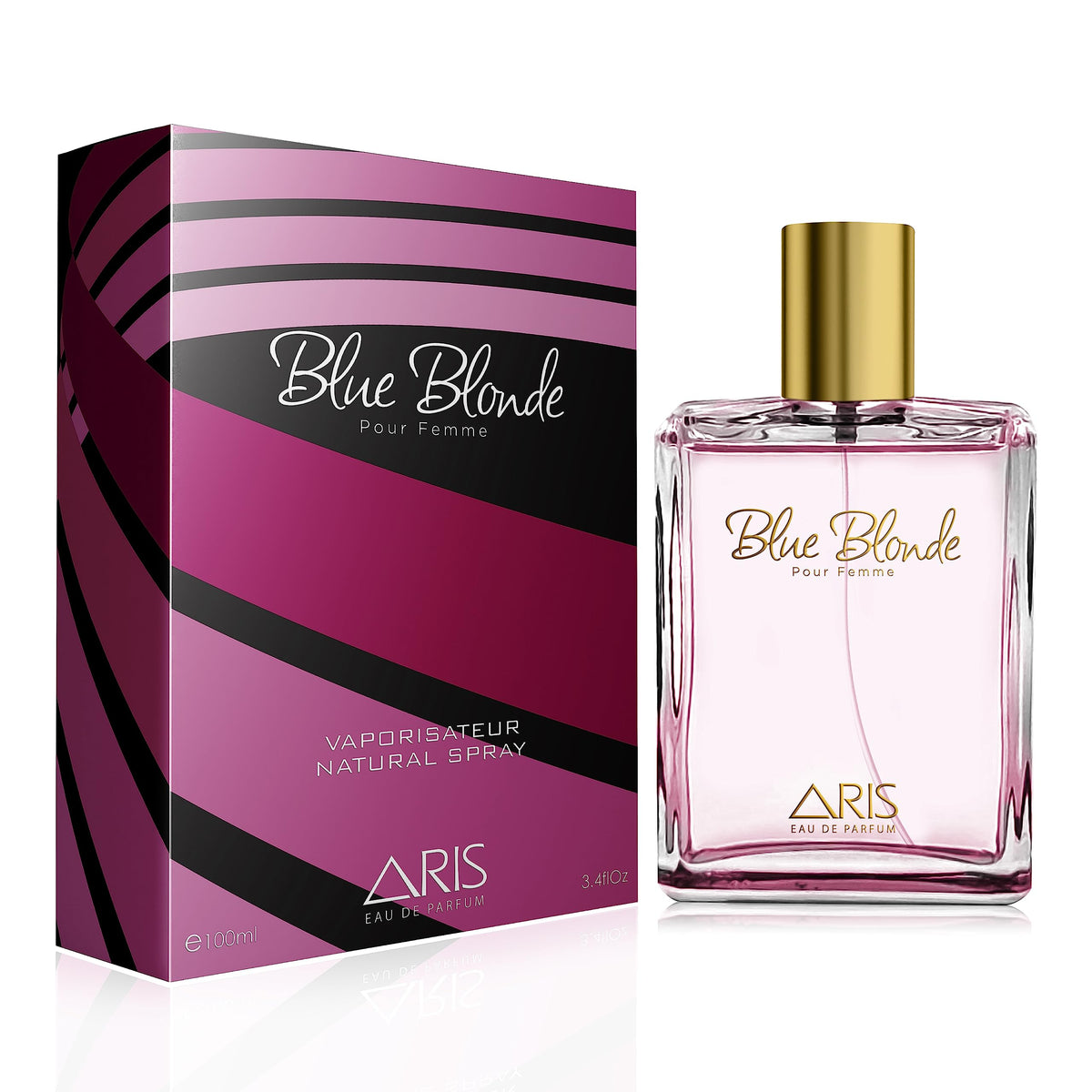 Blue Blonde by Aris: Eau de Parfum Spray | EDP Women's Fragrance| Cologne for Women | Perfume for Women | Fruity and Floral Fragrance | Long-lasting Perfume for Women | Ideal Gift | 100ml