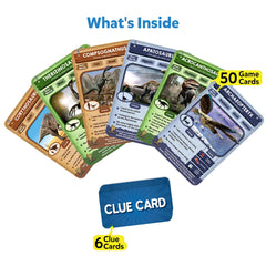 Skillmatics Card Game : Guess In 10 Deadly Dinosaurs | Gifts For Ages 8 And Up | Super Fun For Travel & Family Game Night