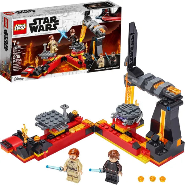 LEGO Star Wars: Revenge of The Sith Duel on Mustafar 75269 Anakin Skywalker vs. OBI-Wan Kenobi Building Kit (208 Pieces)
