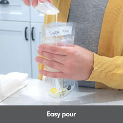 Medela Breastmilk Storage Bags, Ready to Use Breast Milk Storing Bags for Breastfeeding, Self Standing Bag, Space Saving Flat Profile, 25 Count (Pack of 1)