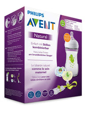 Philips Avent Natural Bottle Gift Set SCD287/24 Dummy and Dummy Chain 260 ml