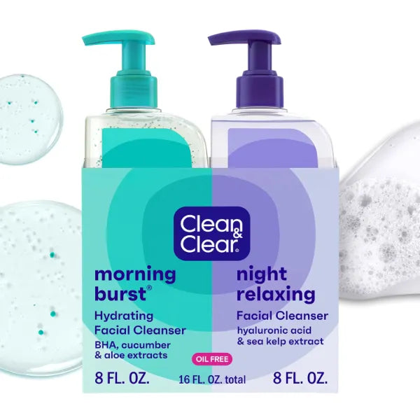Clean & Clear Morning Burst Day & Night Facial Cleanser