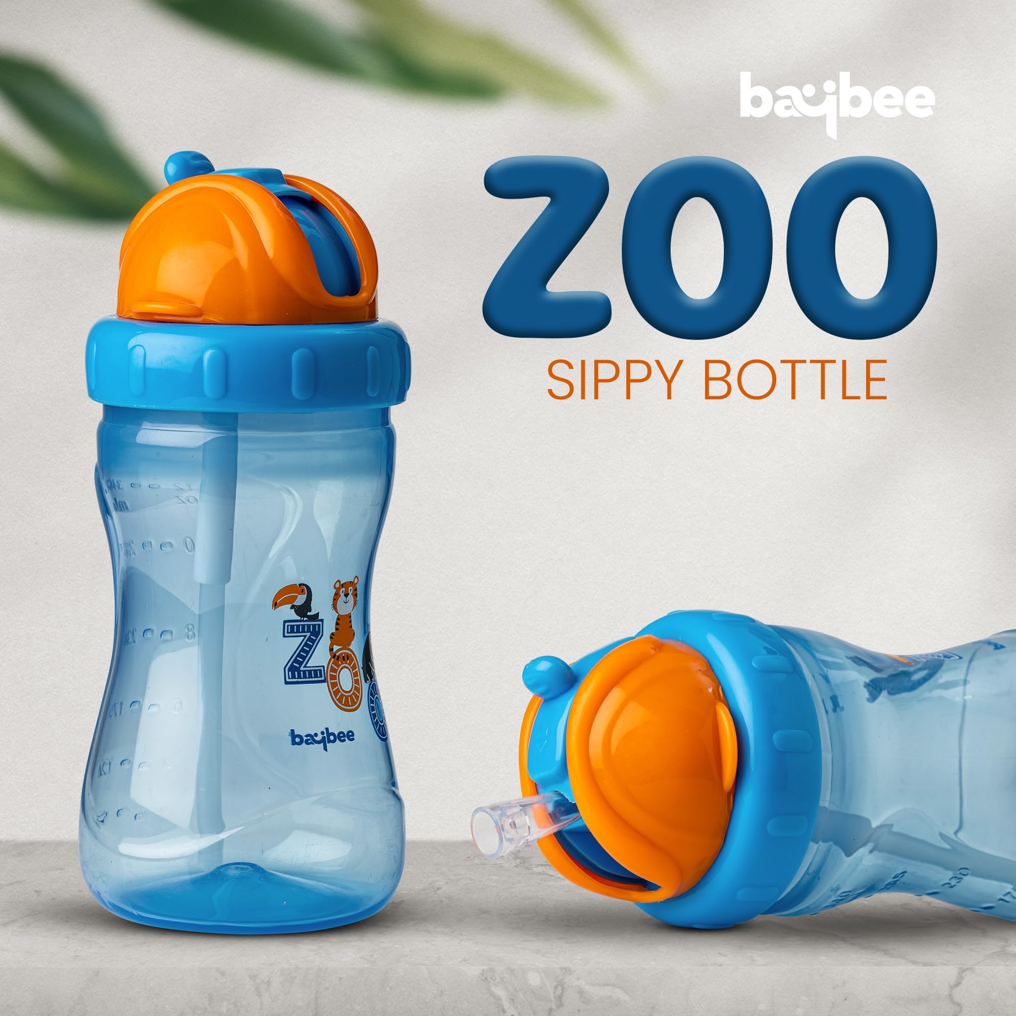 Baybee 340ML Baby Sipper Bottle for kids, Anti-Spill Sippy Bottle