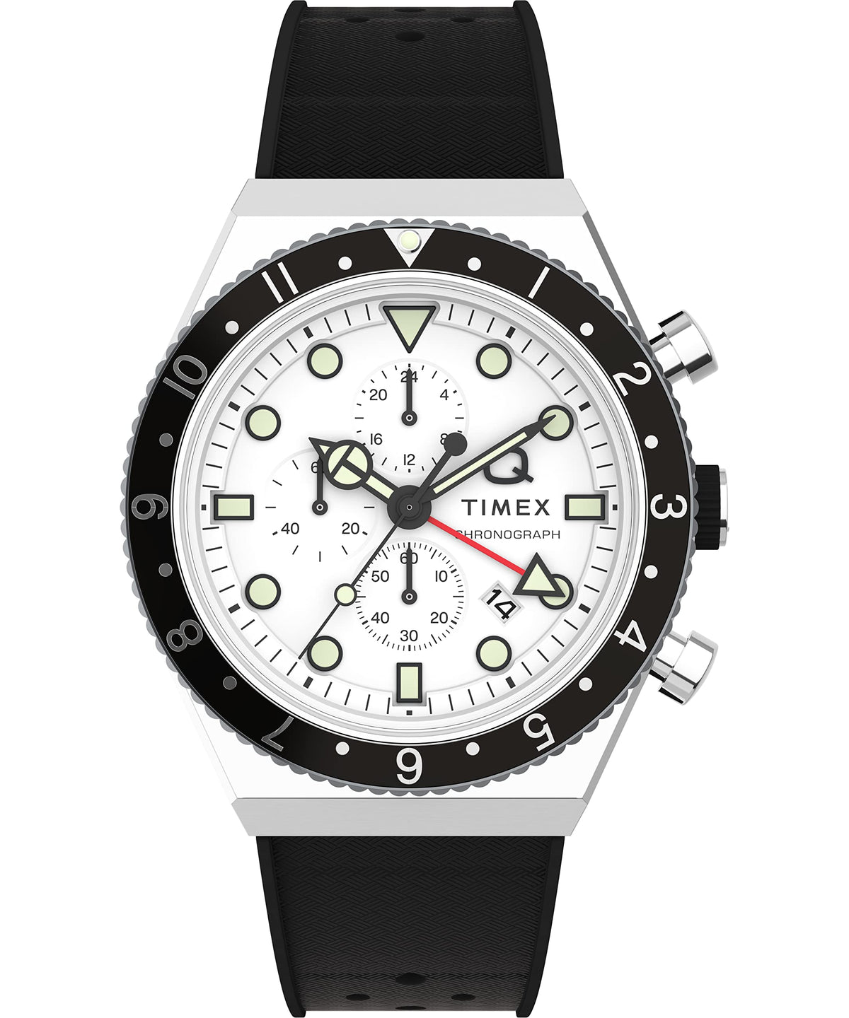 Timex Men Chronograph Quartz Watch Q GMT