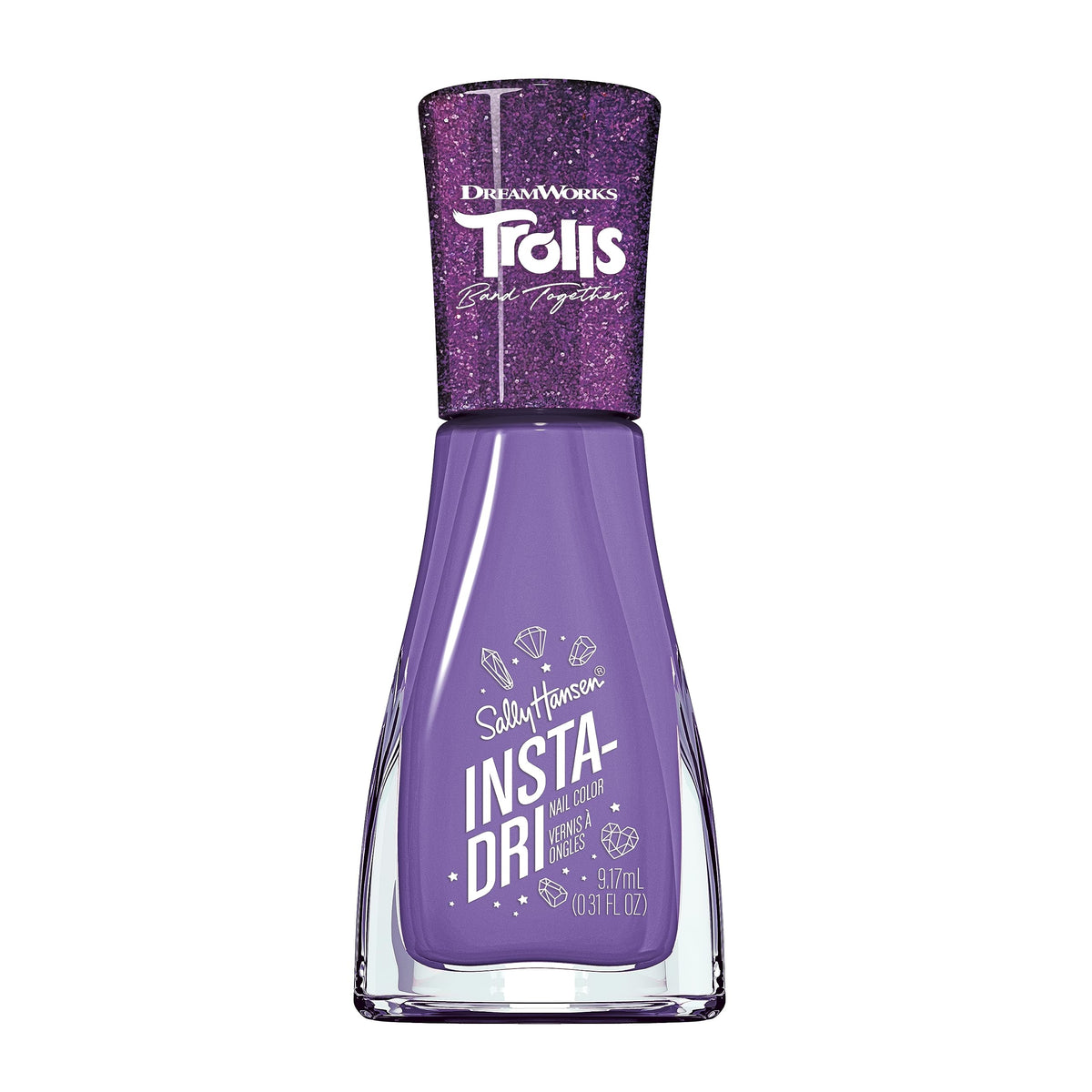 Sally Hansen Insta-Dri x Trolls Nail Polish Collection, Vacay Island - 0.31 fl oz